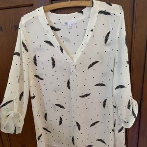 Women’s Feather Pattern Blouse